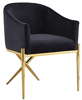 Best Master Furniture Dalton 32" Velvet Side Chair