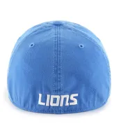 Men's '47 Brand Blue Detroit Lions Franchise Logo Adjustable Hat