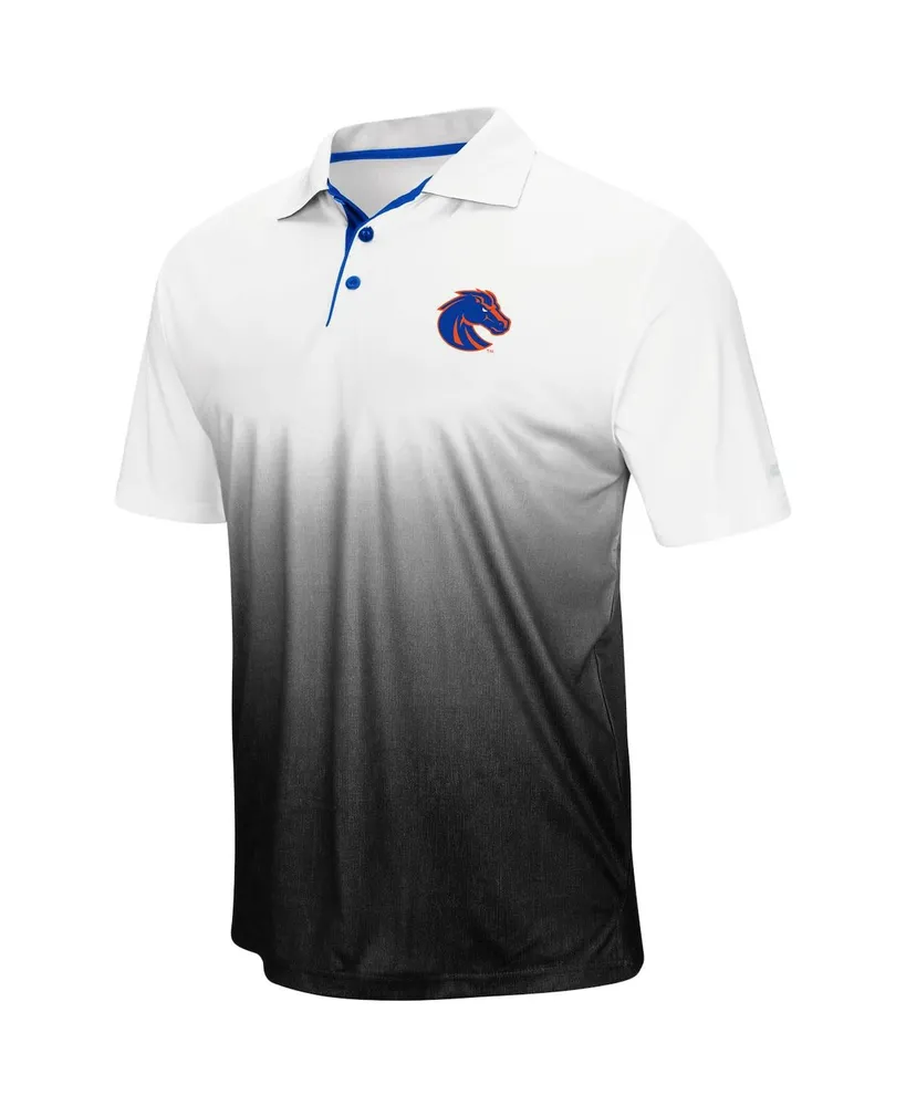 Men's Colosseum Gray Boise State Broncos Magic Team Logo Polo Shirt
