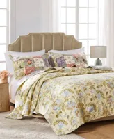 Greenland Home Fashions Blooming Prairie Authentic Patchwork Quilt Set