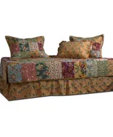Greenland Home Fashions Antique Chic Cotton Authentic Patchwork 5 Piece Set, Daybed