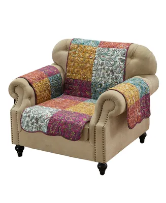 Greenland Home Fashions Paisley Slumber Armchair Protector, 81" x 81"