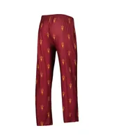 Men's Concepts Sport Maroon Arizona State Sun Devils Logo Flagship Allover Print Pants