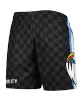 Men's Mitchell & Ness Black Sporting Kansas City Mesh Shorts
