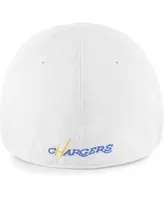 Men's '47 Brand White Los Angeles Chargers Gridiron Classics Franchise Legacy Fitted Hat