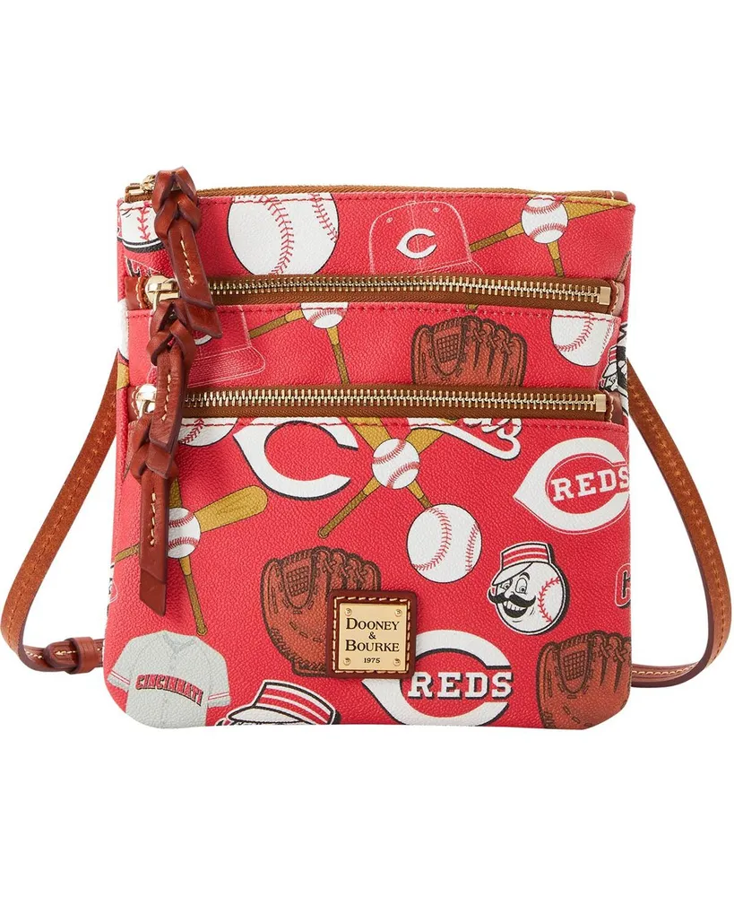 Dooney & Bourke Atlanta Braves Game Day Triple Zip Crossbody Purse