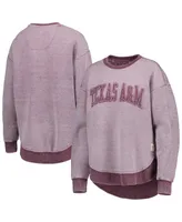 Women's Pressbox Maroon Texas A&M Aggies Ponchoville Pullover Sweatshirt