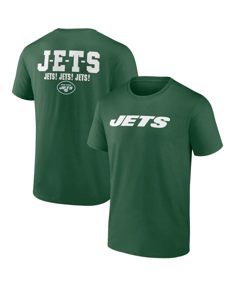 Men's Profile Green New York Jets Big and Tall Two-Sided T-shirt