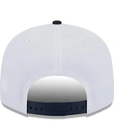 Men's New Era White, Navy Boston Red Sox Crest 9FIFTY Snapback Hat