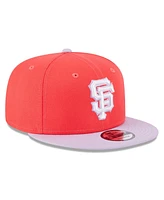 Men's New Era Red, Purple San Francisco Giants Spring Basic Two-Tone 9FIFTY Snapback Hat