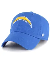 Women's '47 Brand Powder Blue Los Angeles Chargers Confetti Icon Clean Up Adjustable Hat