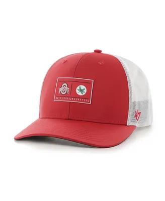 Men's '47 Brand Scarlet Ohio State Buckeyes Bonita Brrr Hitch Adjustable Hat