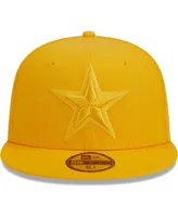 Men's New Era Gold Dallas Cowboys Color Pack 59FIFTY Fitted Hat