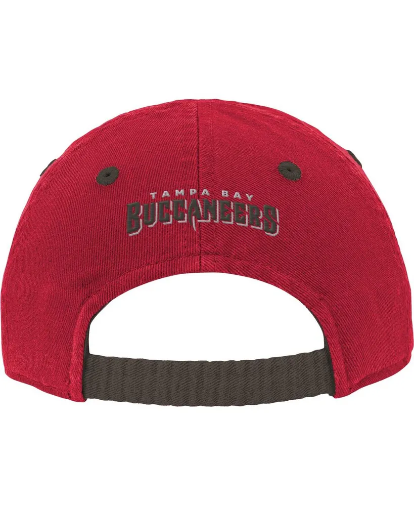 Boys and Girls Infant Red Tampa Bay Buccaneers Team Slouch Flex Hat