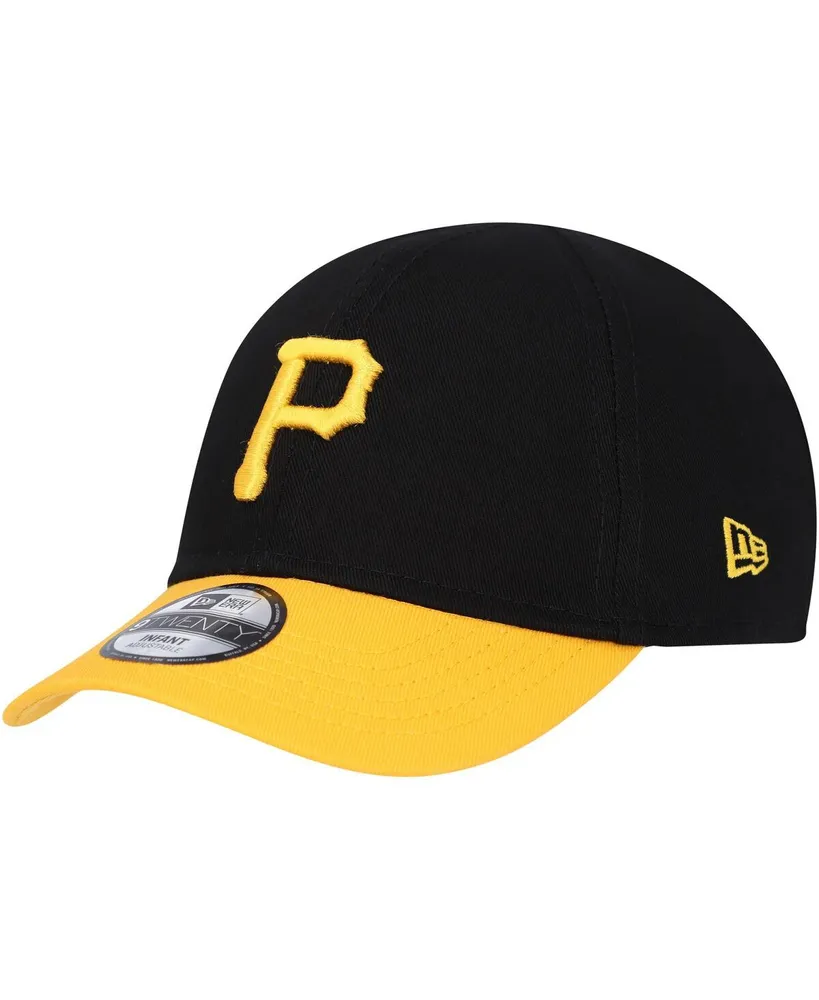 Infant Boys and Girls New Era Black Pittsburgh Pirates Team Color My First 9TWENTY Flex Hat