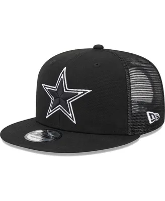 Men's New Era Black Dallas Cowboys Main Trucker 9FIFTY Snapback Hat