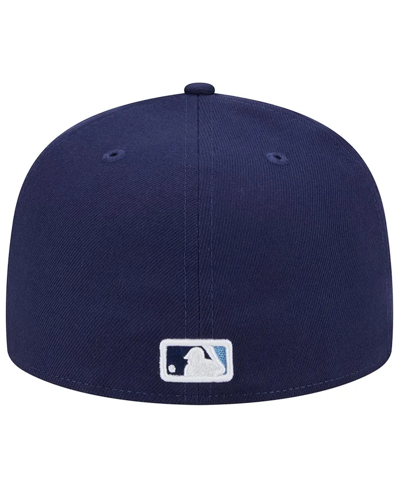 Men's New Era Navy Tampa Bay Rays 2020 World Series Team Color 59FIFTY Fitted Hat