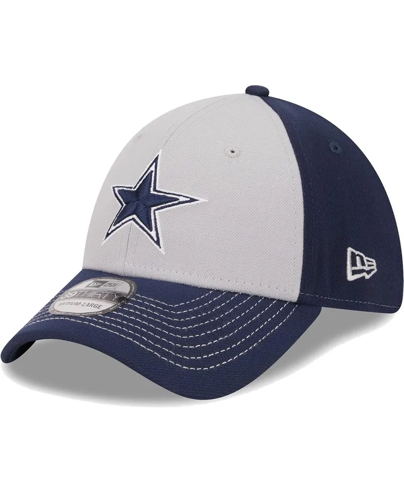 Men's New Era Gray Dallas Cowboys Main 39THIRTY Flex Hat