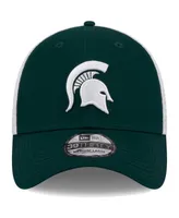 Men's New Era Green Michigan State Spartans Evergreen Neo 39THIRTY Flex Hat