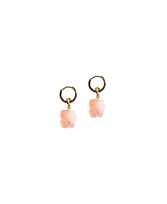 seree Kitty — Jade stone charm earrings