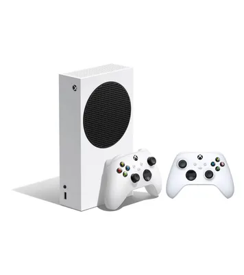 Microsoft Xbox Series S 512 Gb All-Digital Gaming Console & White Controller (Total of 2 Controllers Included)