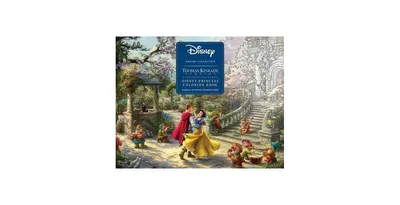 Disney Dreams Collection Thomas Kinkade Studios Disney Princess Coloring Poster by Thomas Kinkade