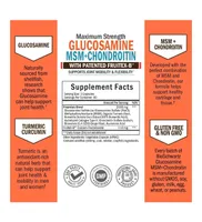 BioSchwartz Glucosamine Chondroitin Msm 2110mg - Joint Support Supplement with Turmeric Curcumin- Made in Usa
