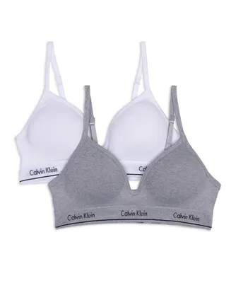 Calvin Klein Big Girls Seamless Hybrid Bra, Pack of 2