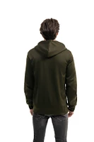 Mio Marino Men's Premium Zip-Up Hoodie for Men with Smooth Silky Matte Finish & Cozy Fleece Inner Lining Sweater Hood