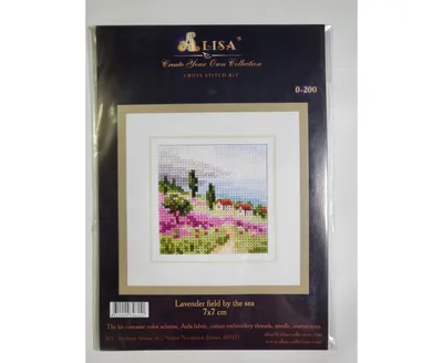 Alisa Lavender at the Sea 0-200 Counted Cross-Stitch Kit