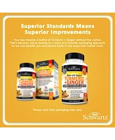 BioSchwartz Organic Turmeric Curcumin and Ginger - 95% Standardized Curcuminoids with BioPerine Black Pepper Extract for Ultra High Absorption