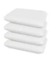 BodiPEDIC Classics Gel Support Conventional 4 Pack Pillows, Standard/Queen