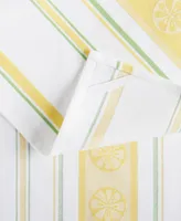 Martha Stewart Lots of Lemons Lint-Free Towel 3-Pack Set, 18" x 28"