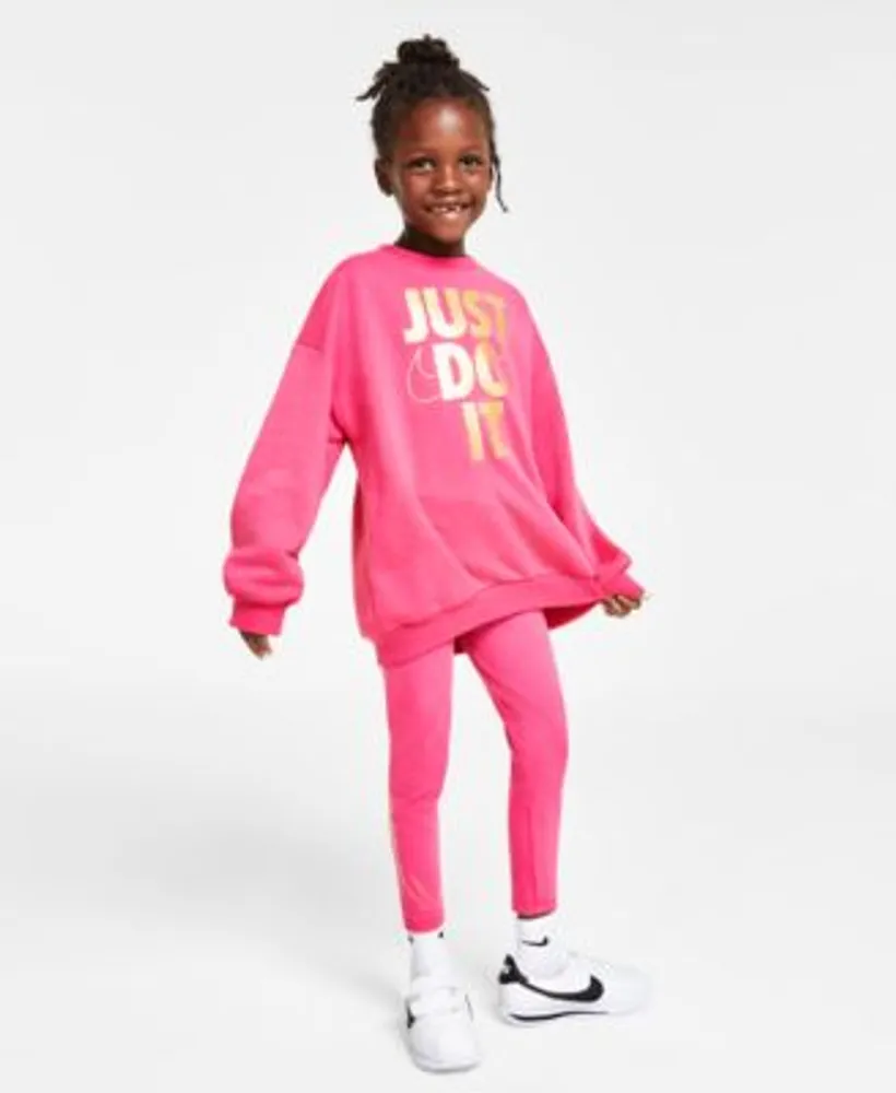 Nike Little Girls Sweatshirt Leggings Set Little Boys Camo Hoodie Jogger Pants