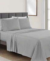 Sunham Microfiber Easy Care Solid -Pc. Sheet Set