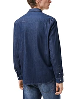 Lacoste Men's Long-Sleeve Denim Shirt