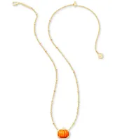 Kendra Scott 14k Gold-Plated Pumpkin 19" Adjustable Pendant Necklace