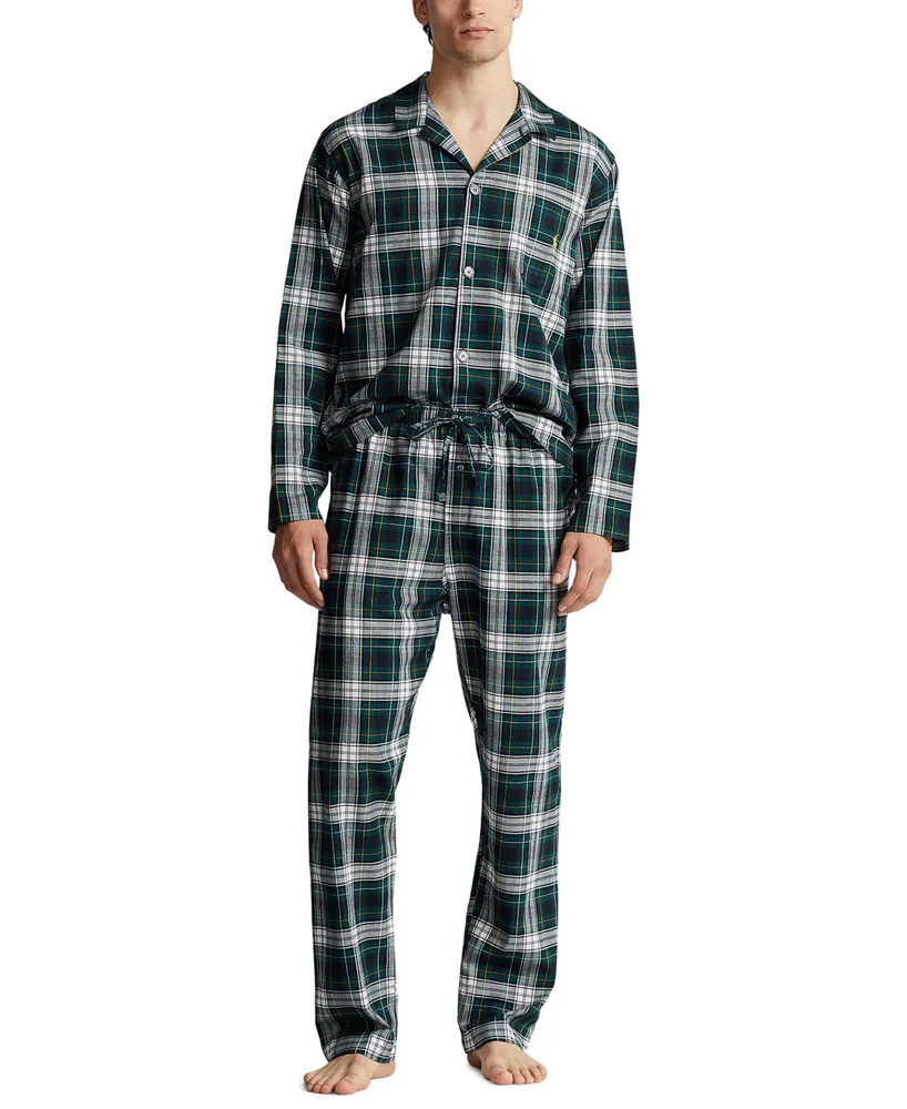 Polo Ralph Lauren Men's Plaid Flannel Pajamas Set