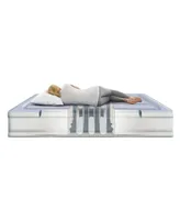 Beautyrest Lumbar Supreme Adjustable Comfort Raised Inflatable 18" Air Mattress with Built-In Pump, King
