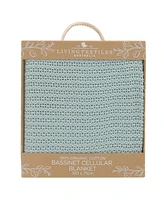 Living Textiles Baby Boys or Baby Girls Cotton Cellular Blanket