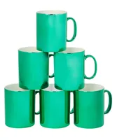 Certified International Holiday Lights 16 oz Mugs Set of 6