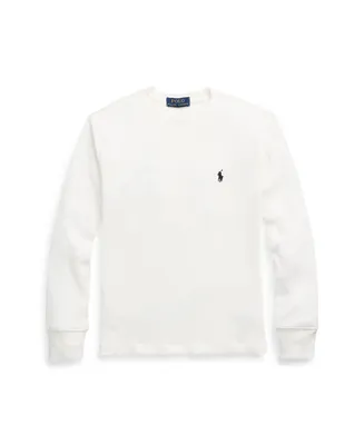 Polo Ralph Lauren Big Boys Waffle-Knit Cotton Long-Sleeve Tee