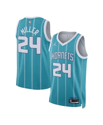 Men's and Women's Nike Brandon Miller Teal Charlotte Hornets 2023 Nba Draft Swingman Jersey - Icon Edition