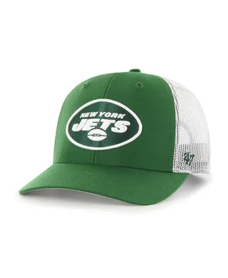 Men's '47 Brand Green New York Jets Adjustable Trucker Hat