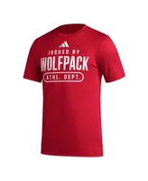 Men's adidas Red Nc State Wolfpack Aeroready Pregame T-shirt