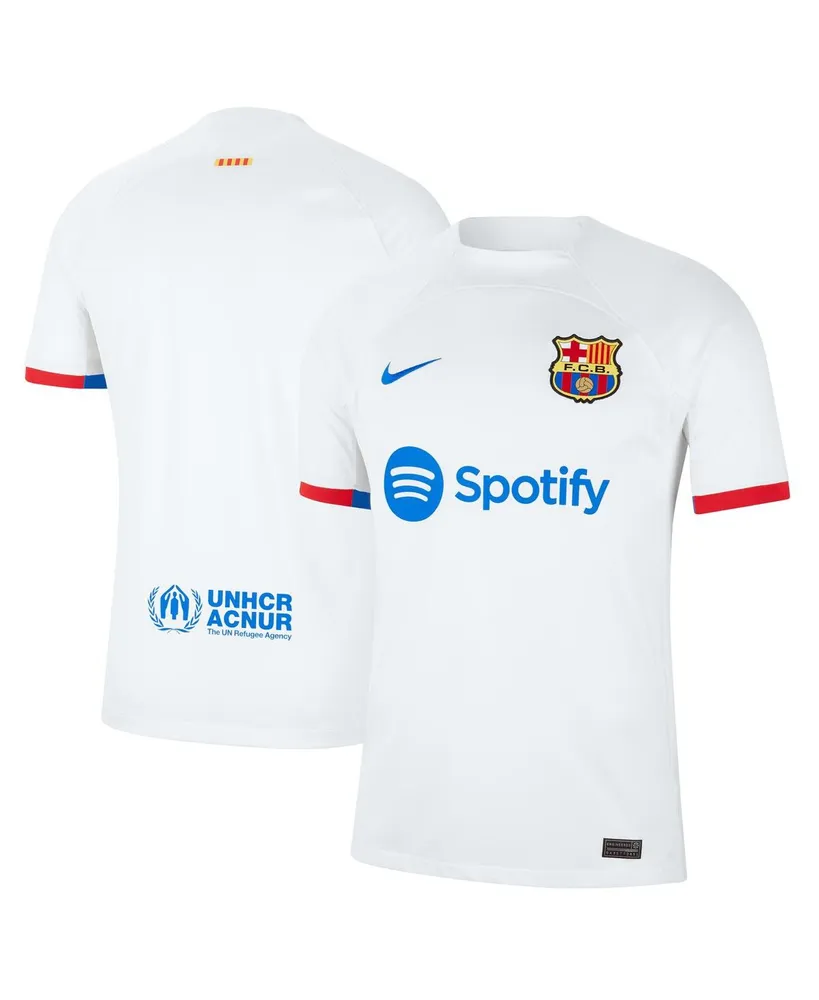 Men's Nike White Barcelona 2023/24 Away Replica Jersey