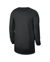 Men's and Women's Nike Black Brooklyn Nets 2023/24 Legend On-Court Practice Long Sleeve T-shirt