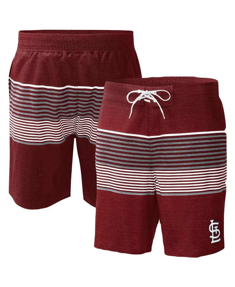 Men's G-iii Sports by Carl Banks Red St. Louis Cardinals Coastline Volley Swim Shorts