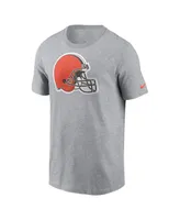 Men's Nike Gray Cleveland Browns Logo Essential T-shirt