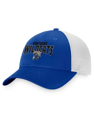 Men's Top of the World Royal Kentucky Wildcats Breakout Trucker Snapback Hat